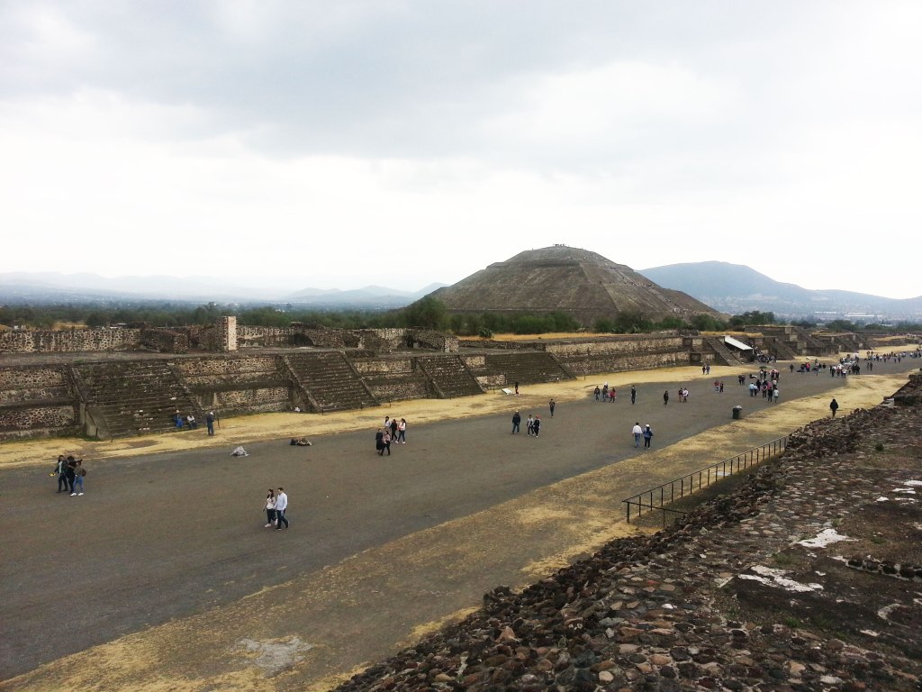 Avenue of Death, Teotihuacán ruins, Mexico City, Mexico.