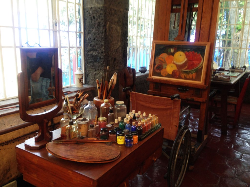 Frida Kahlo's Blue House, Mexico City, Mexico.
