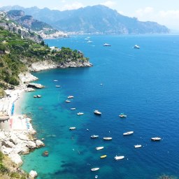 Driving along the Amalfi Coast