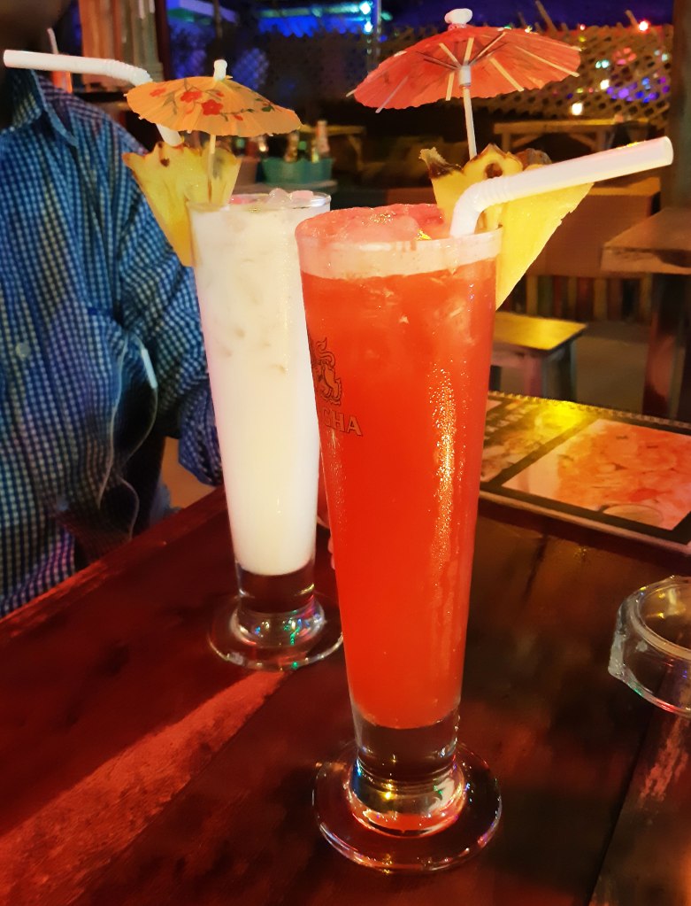  Piña Colada and Mai Tai, Krabi, Thailand.