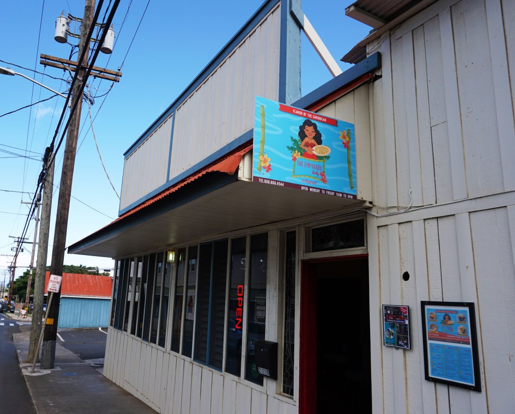The Empanada Lady in Wailuku, Maui, Hawaii.