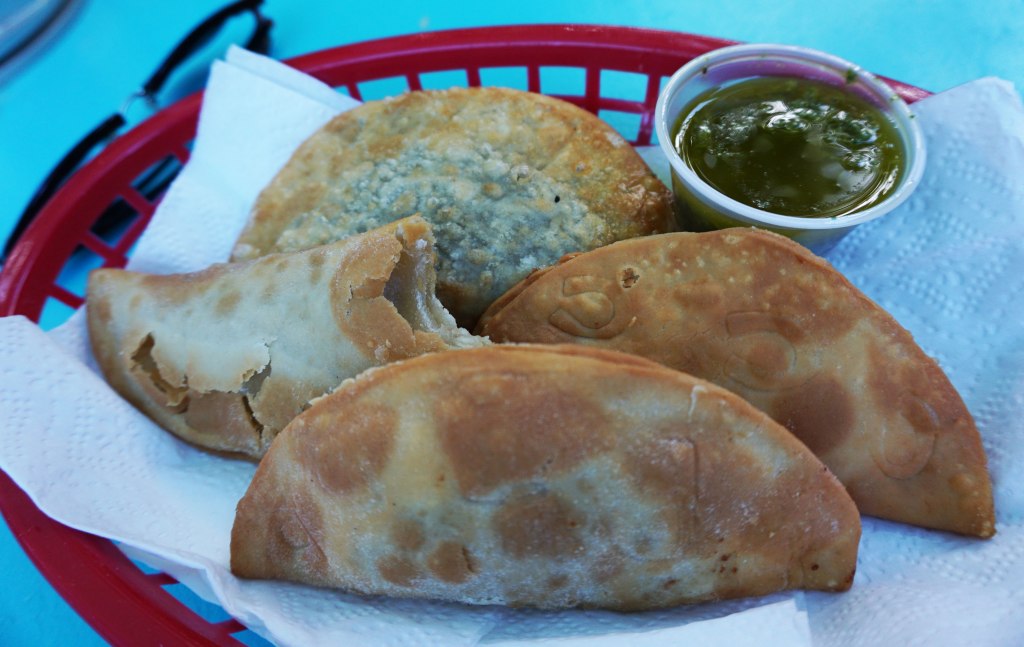 The Empanada Lady in Wailuku, Maui, Hawaii.