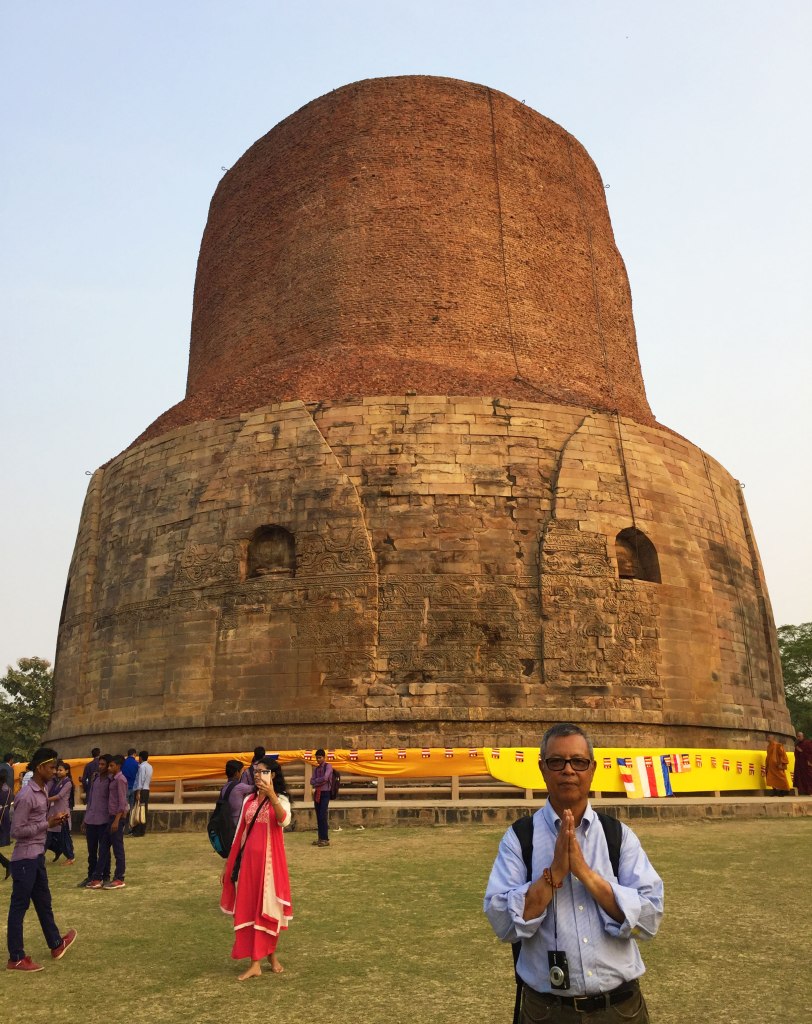 Damek Stupa in Sarnath, India. 