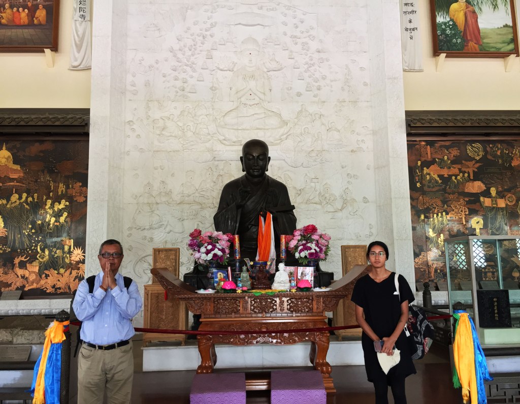 Xuanzang Memorial in Rajgir, Bihar, India.
