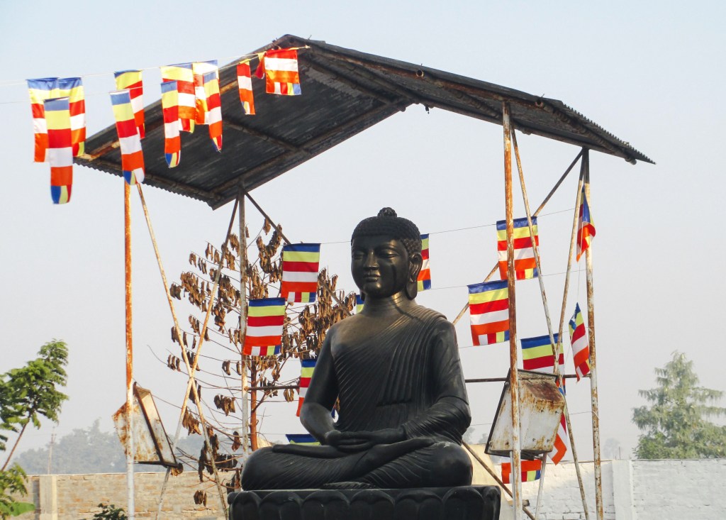 Buddha on Navayana Temple Ground, Vaishali