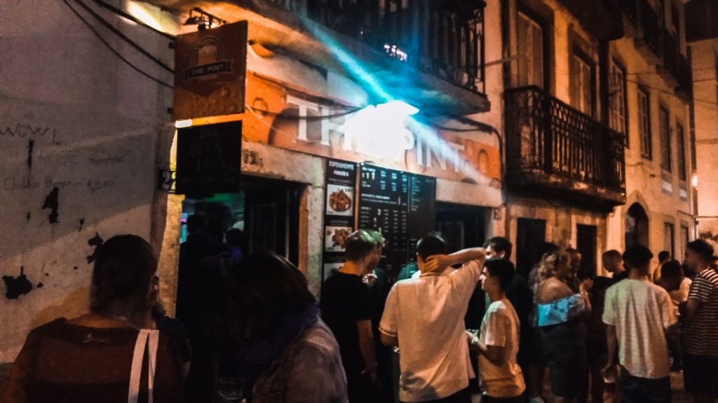 The Pint at Bairro Alto, Lisbon