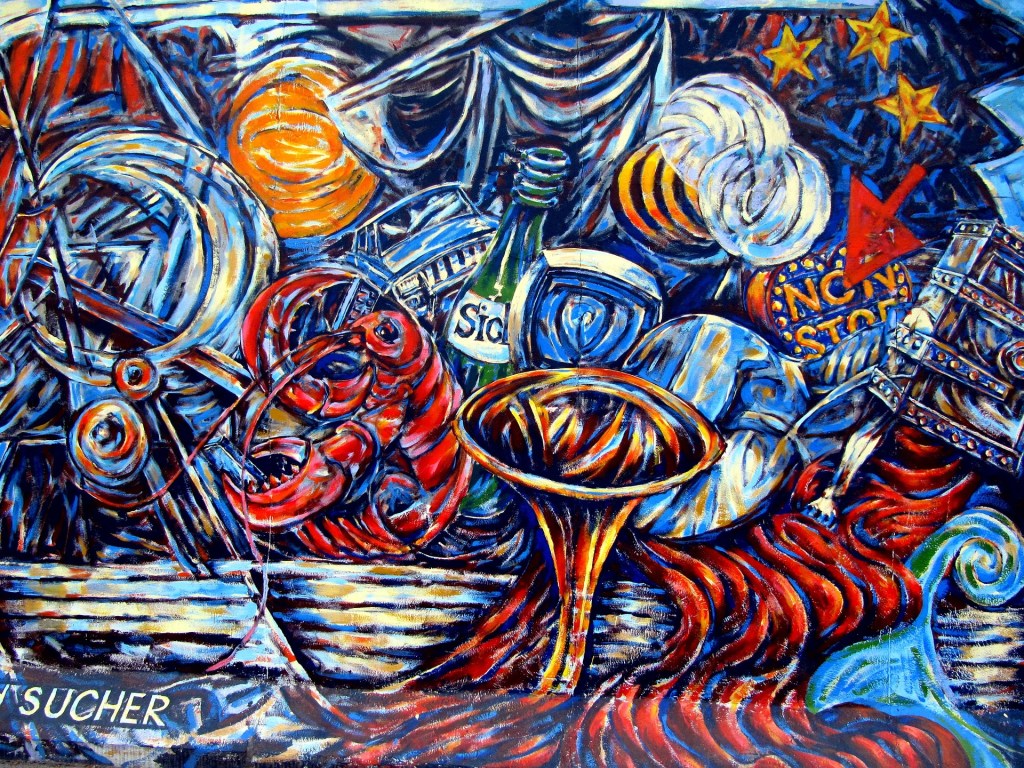 Berlin Wall Art. Photo by Caro Sodar.