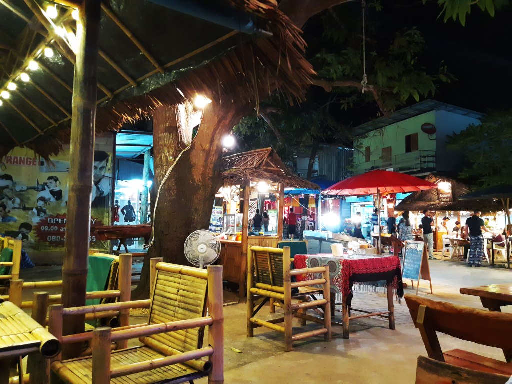 Street leading to Railay Beach, Krabi, Thailand.