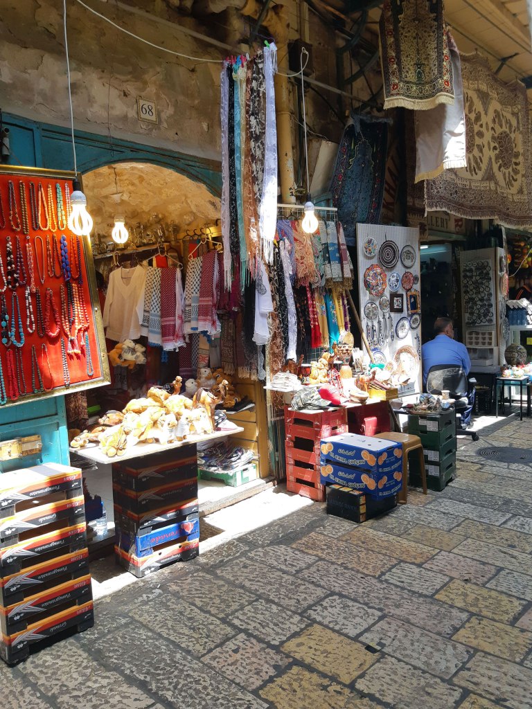 Markets in old town, Jerusalem.
