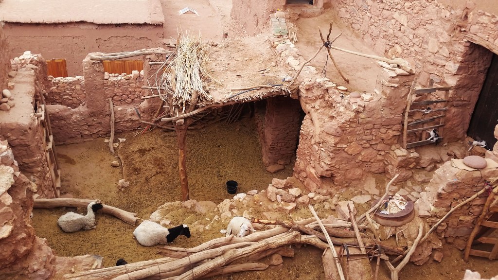 Inside the fortress, Ait Ben Haddou, Morocco.