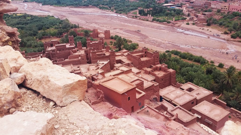 View from Ait Ben Haddou, Morocco.
