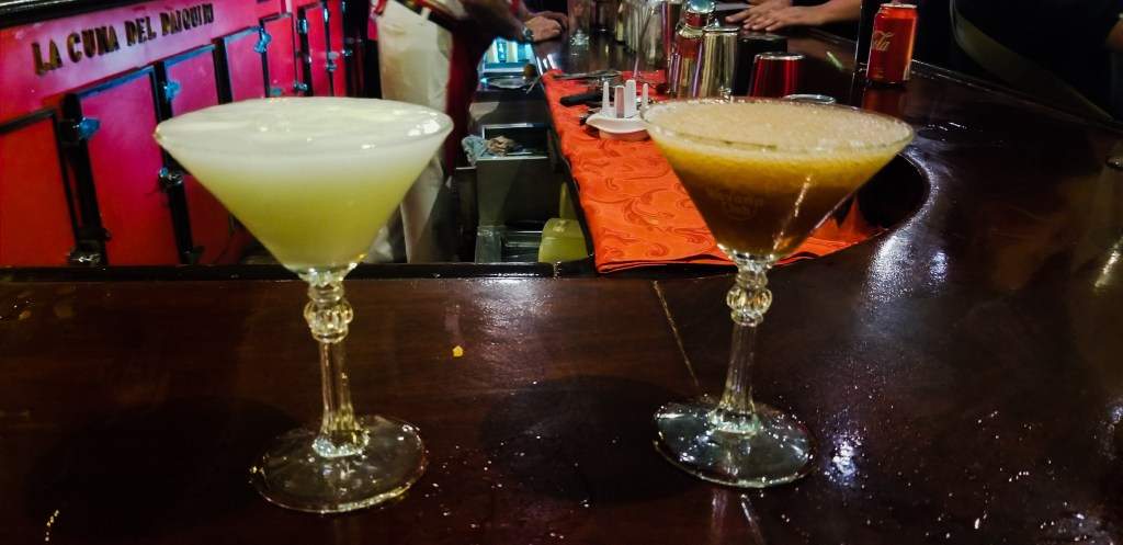 Daiquiri at El Floridita Bar, Old Havana, Cuba.
