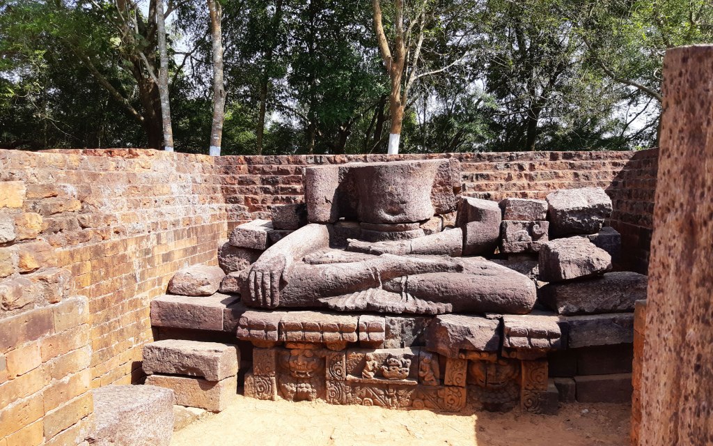  Ruins in Lalitgiri, Odisha, India.