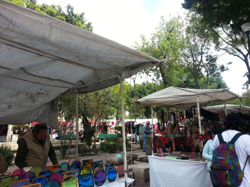 Markets in the city centre, Mexico City, Mexico.