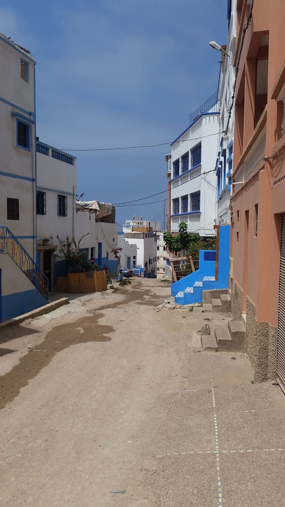 Taghazout streets, Morocco.