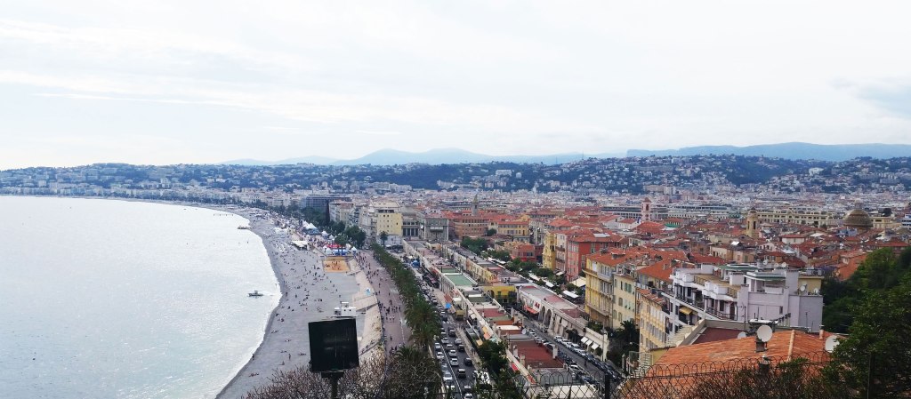 View from Colline du Château, Nice, France.