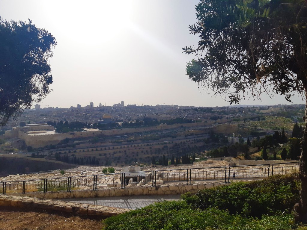 Mt. Olive, view of Jerusalem, Israel. 
