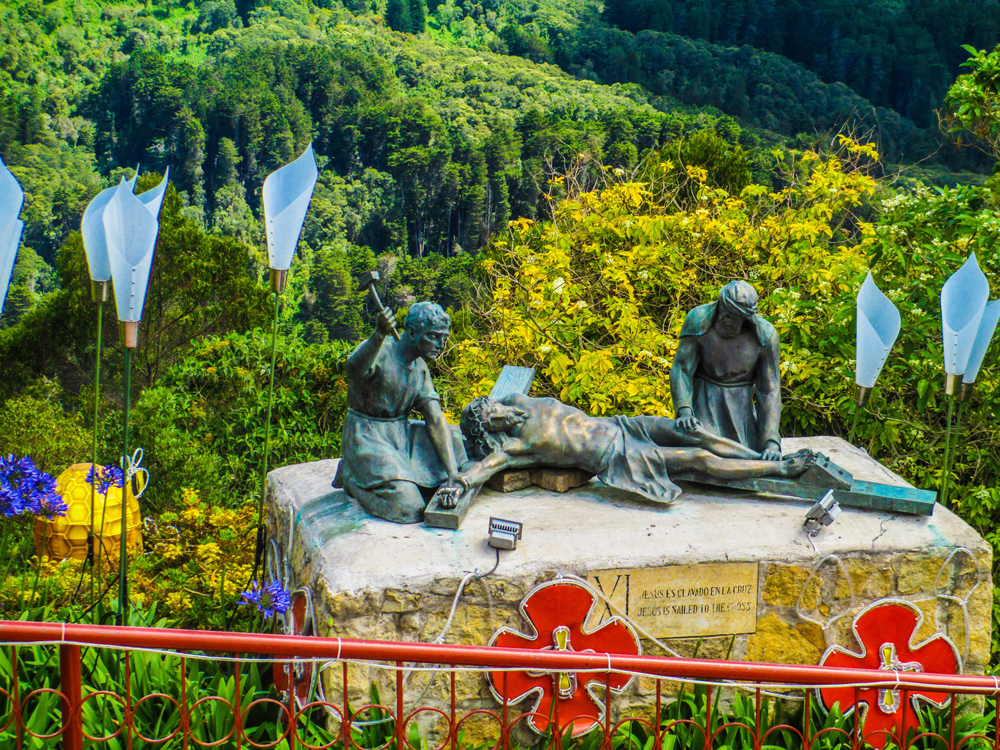 Monserrate Mountain, Bogota, Colombia.