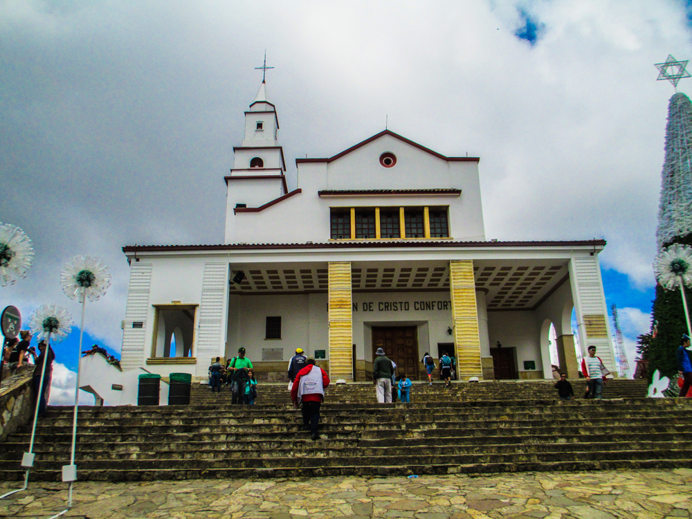Church on Monserrate Mountain, Bogota, Colombia.