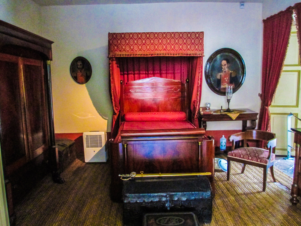 Inside the Museum Quinta Bolívar, Bogota, Colombia.