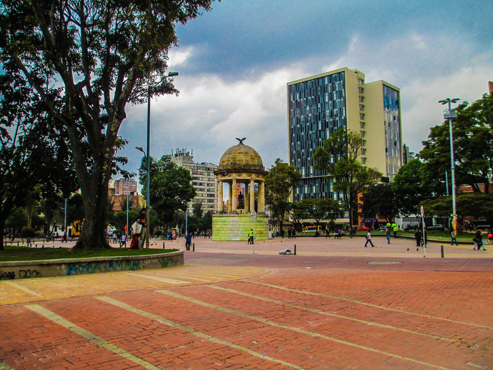 Parque de Los Periodistas Gabriel García Márquez, Bogotá, Colombia.