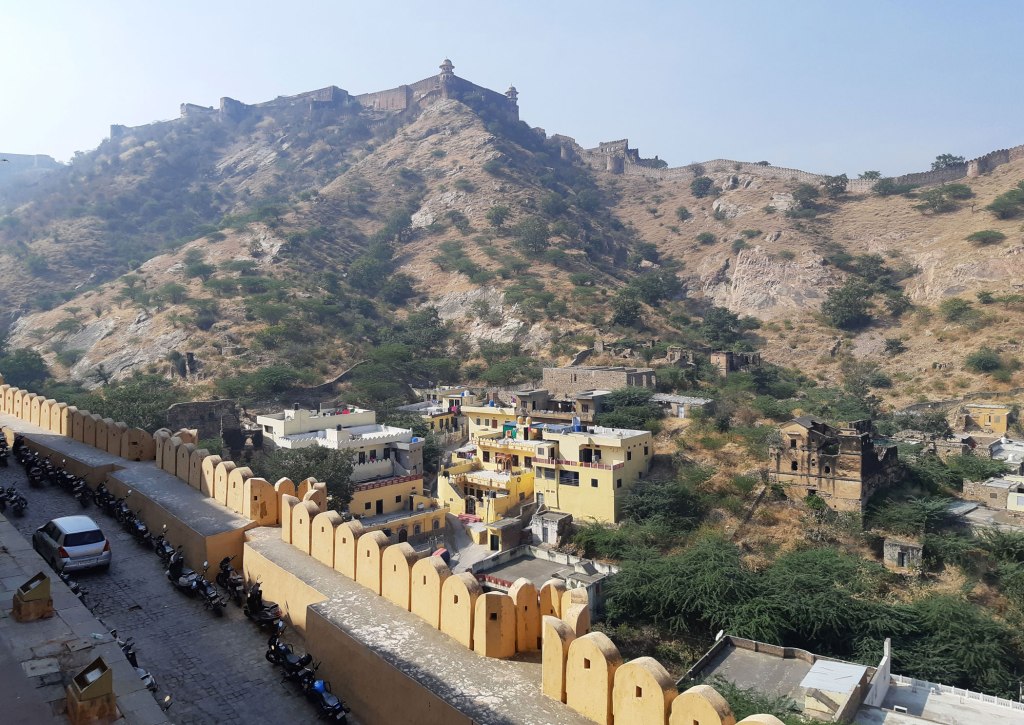 View from the Amber Palace and Fort, Jaipur, India.