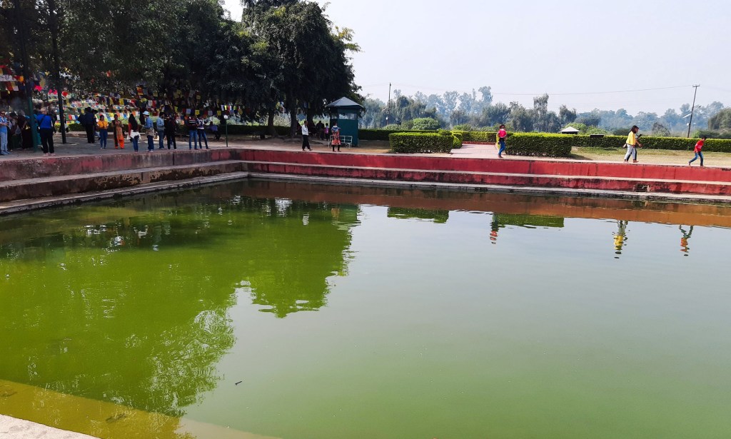 Pushkirini Pond, Lumbini, Nepal.