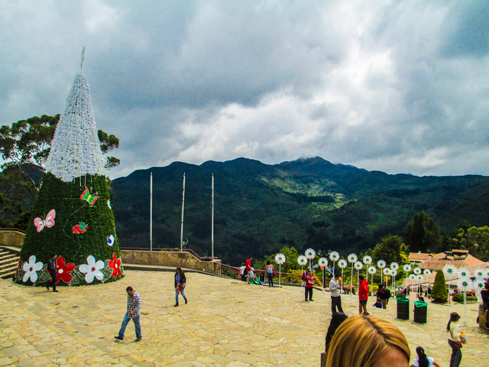 Monserrate Mountain view, Bogotá, Colombia.
