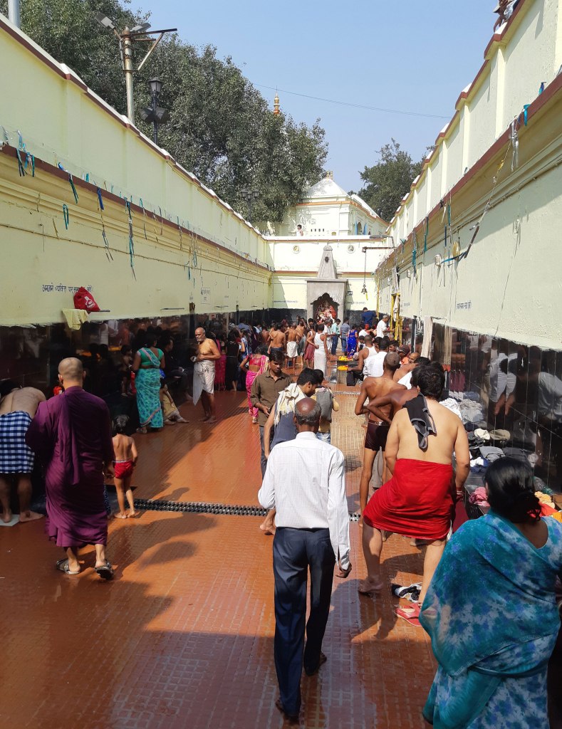 The healing hot water springs in Rajgir, Bihar, India.