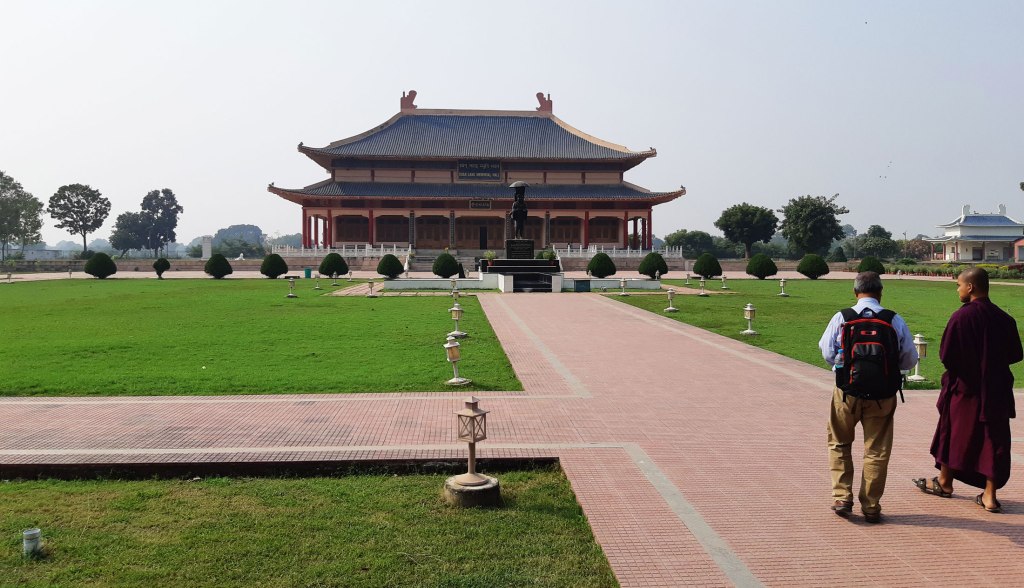 Xuanzang Memorial in Rajgir, Bihar, India.