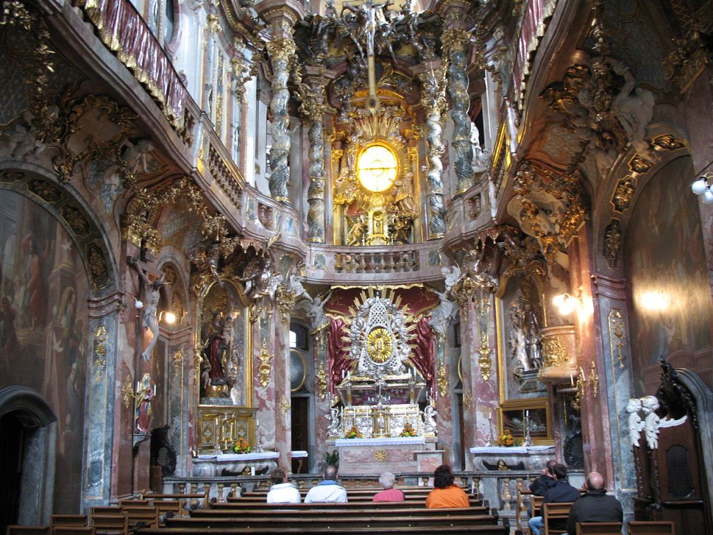 Asam Church, Munich, Germany.