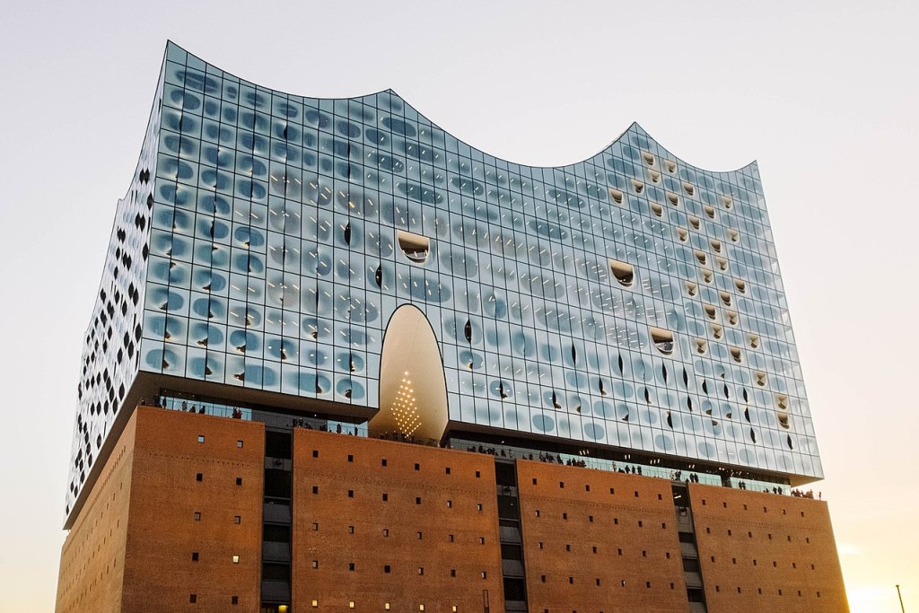 Elbphilharmonie Concert Hall, Hamburg, Germany.