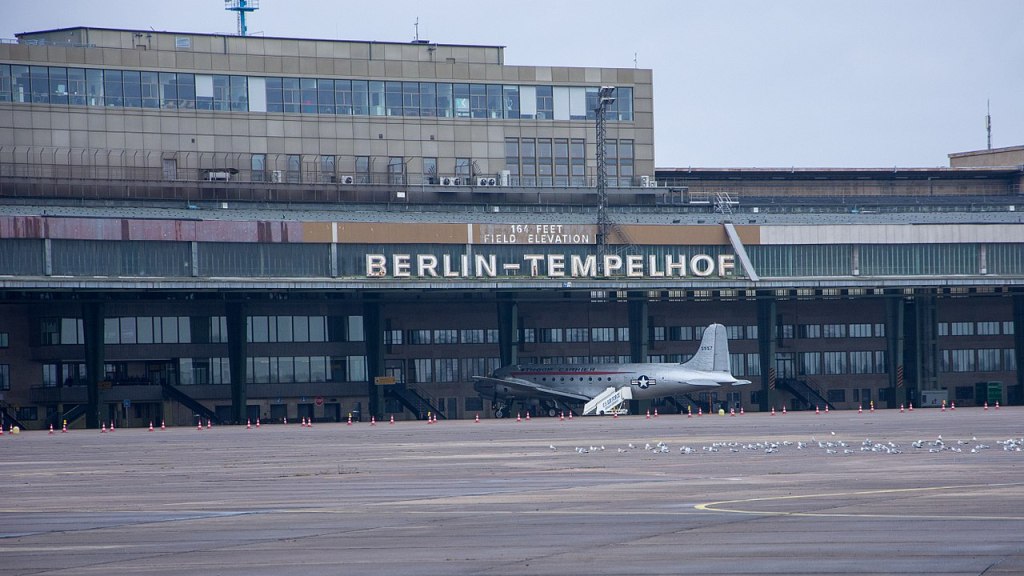 Tempelhof Flughafen, south Berlin, Germany.