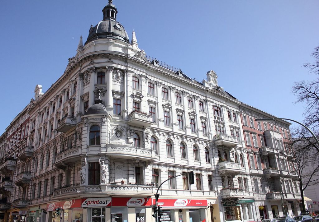 Buildings in west Berlin, Germany.