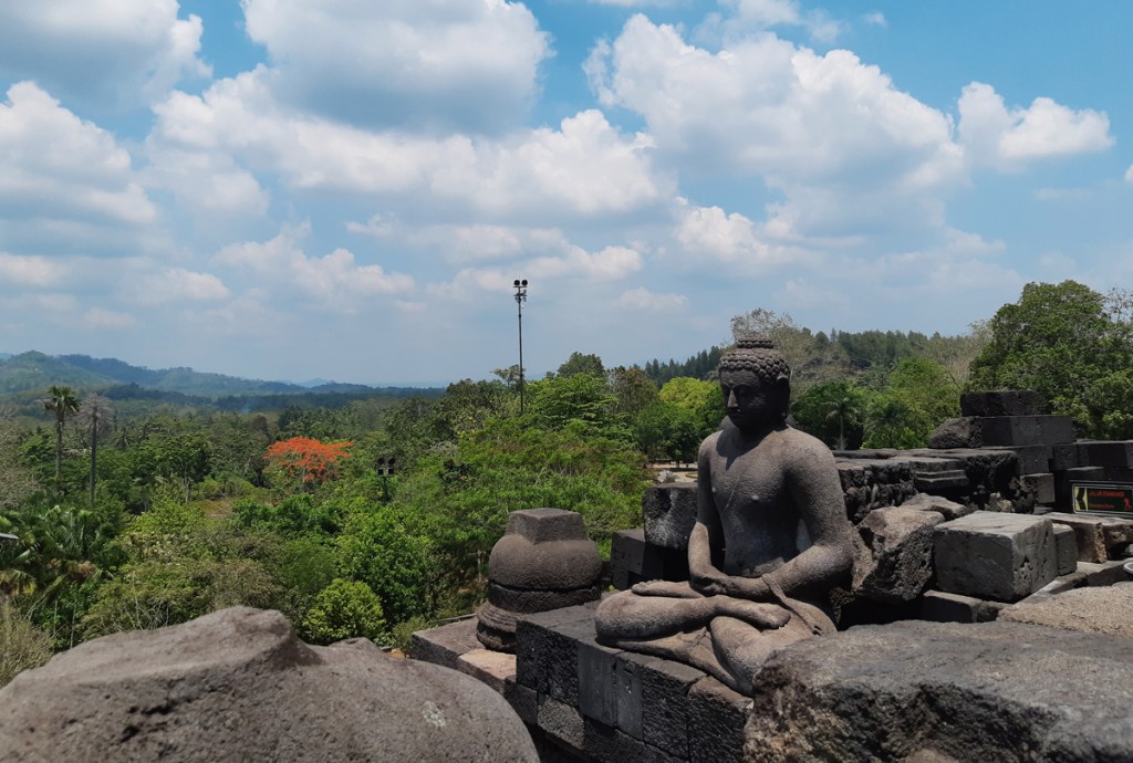 Borobudur Temple, Central Java island, Indonesia.