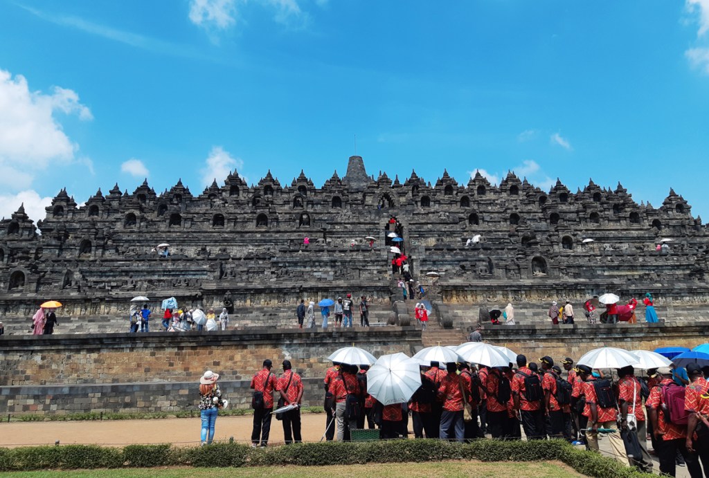 Borobudur Temple, Central Java island, Indonesia.