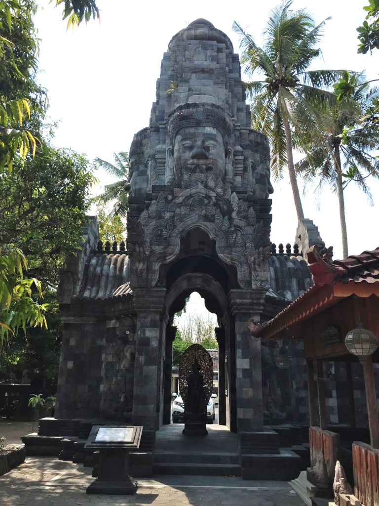 Mendut Temple grounds, Central Java, Indonesia.