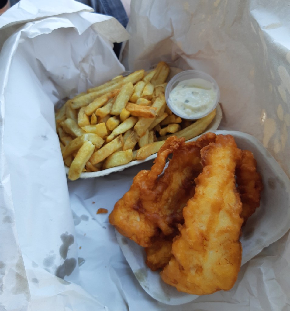 Steveston Village, Dave's Fish & Chips, Richmond BC, Vancouver Lower Mainland, Canada.