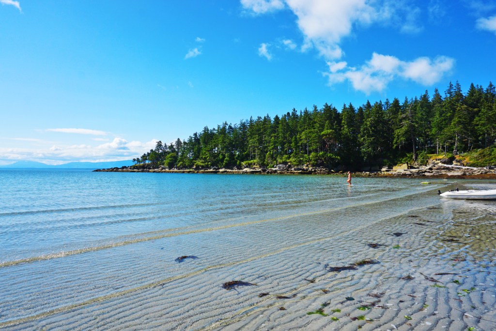 Tribune Bay, Hornby Island, BC, travel.